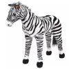  Álló plüssjáték Zebra fekete-fehér XXL
