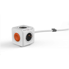 Allocacoc PowerCube Extended Remote SINGLE 1.5mm2 fehér-narancs  (1513/EUEXRM) (1513/EUEXRM) hosszabbító, elosztó
