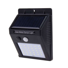 Alloet Alloet 30 LED-es napelemes kültéri lámpa alkonyat kapcsolóval és mozgásérzékelővel kültéri világítás