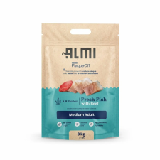 Almi Medium Adult Granulátum tengeri moszattal, 3 kg kutyaeledel