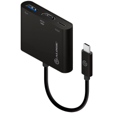 Alogic Adapter USB-C Multiport HDMI/USB3.0/USBC 4K   schwarz (MP-UCHDCH) kábel és adapter