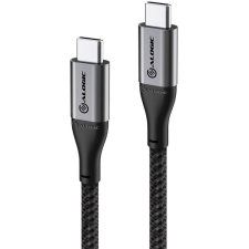 Alogic USB Kabel USB 2.0 USB-C -> USB-C 5A/480Mbps 1.5m grau (ULCC2030-SGR) kábel és adapter