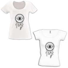  Álomfogó szem - Mély kivágású & Csónaknyakú Női Póló