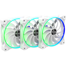 Alpenföhn Wing Boost 3 ARGB White Edition 140mm PWM rendszerhűtő (3db/csomag) (84000000171) hűtés