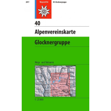Alpenvereinskarte 40. Alpenvereinskarte Glocknergruppe turistatérkép 1:25 000 térkép