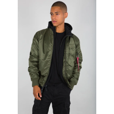 Alpha Industries MA-1 D-Tec - dark green/black férfi kabát, dzseki