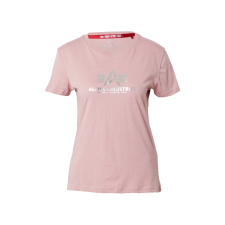 Alpha Industries Póló  világos-rózsaszín / ezüst női póló