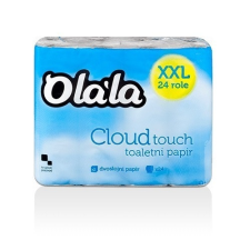 Alpha Olala Could Touch toalettpapír 2 rétegű fehér 24 tekercses, 6csg/zsák higiéniai papíráru
