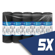 Alpha Szemeteszsák fekete 100x125x0,03 240 literes 10db/tekercs (5 tekercs) tisztító- és takarítószer, higiénia