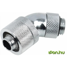 AlphaCool 17083 16/10 compression fitting 45° revolvable G1/4 - króm hűtés