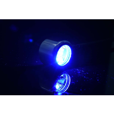  Alphacool Aurora HardTube LED gyűrű 16 mm króm - Kék modding