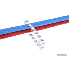  Alphacool Eiskamm Alu X14 kábelrendező - 4mm ezüst - 4 db modding