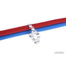  Alphacool Eiskamm Alu X8 kábelrendező - 4mm ezüst - 4 db modding