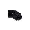  Alphacool Eiszapfen 45 ° forgatható adapter G1 / 4 külső menet G1 / 4 belső menetes - Deep Black /17246/