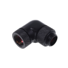  Alphacool HF adapter 90 ° -ban forgatható G1 / 4 AG - G1 / 4 IG - Fekete /17057/