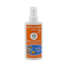 Alphanova - fényvédő spray SPF 15 BIO, 125 ml naptej, napolaj