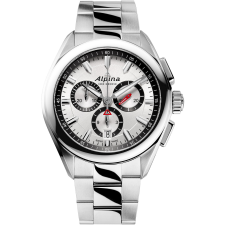 Alpina AL-373SB4E6B Alpiner Chronograph Mens Watch 42mm 10ATM, karóra