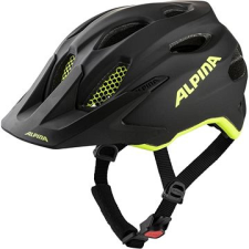 Alpina Sports ALPINA CARAPAX JR. FLASH black-neon yellow matt 51 - 56 cm kerékpáros sisak