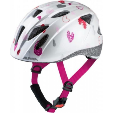 Alpina Ximo Gyermek Kerékpáros Sisak - Fehér Szív mintás (49--54cm) (A9711211 ) kerékpáros sisak