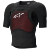 Alpinestars Bionic Plasma LT testprotektor rövid ujjú fekete-piros-fehér