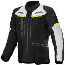 Alpinestars Bogota PRO Drystar motoros kabát fekete-szürke-fluo sárga motoros kabát