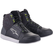 Alpinestars CHROME DRYSTAR, fekete/sötétszürke/fluo sárga, 2025, mérete 42 motoros csizma