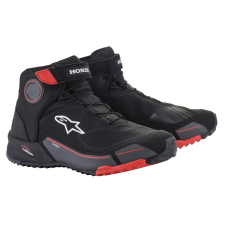 Alpinestars CR-X Drystar Honda kollekció motoros cipő fekete-piros-szürke motoros csizma