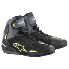 Alpinestars Faster-3 Drystar motoros csizma fekete-szürke-fluo sárga motoros csizma