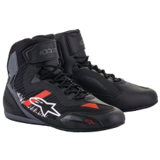 Alpinestars FASTER-3 RIDEKNIT, fekete/szürke/piros, 2025, mérete 40 motoros csizma