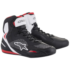 Alpinestars Faster 3 Rideknit motoros csizma fekete-fehér-piros motoros csizma