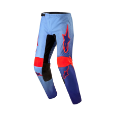 Alpinestars Fluid Lucent 2024 motocross nadrág kék-világoskék-narancssárga motoros nadrág