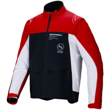 Alpinestars Lite Dura Softshell kabát fekete-piros-fehér motoros kabát
