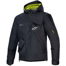 Alpinestars MOGRESS AIR motoros kabát fekete-lime-fehér motoros kabát