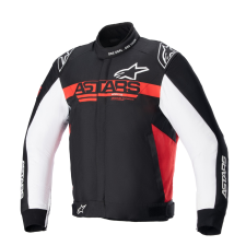 Alpinestars Monza Sport motoros kabát fekete-piros-fehér motoros kabát