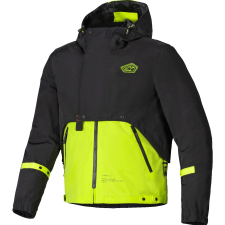 Alpinestars Mootant Waterproof Parka motoros kabát fekete-fluo sárga motoros kabát