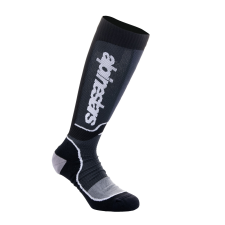 Alpinestars MX Plus 2024 gyerek zokni fekete-fehér gyerek zokni