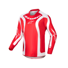 Alpinestars Racer Lurv 2024 gyerek motokrossz mez piros-fehér motocross mez