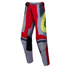 Alpinestars Racer Melt gyerek motocrossz nadrág piros-szürke motoros nadrág