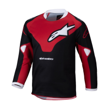 Alpinestars Racer Veil gyerek motocross mez fekete-piros motocross mez