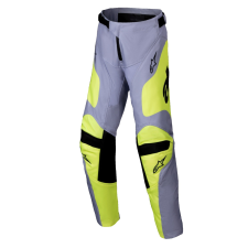Alpinestars Racer Veil gyerek motocrossz nadrág szürke-fluo sárga motoros nadrág