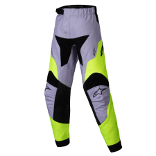 Alpinestars Racer Veil Kids gyerek motocross nadrág szürke-fluo sárga motoros nadrág