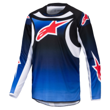 Alpinestars Racer Wurx gyerek motocross mez kék-fekete motocross mez