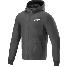 Alpinestars Radium Tech Hoodie motoros pulóver fekete-fehér motoros kabát