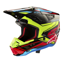 Alpinestars S-M5 Action 2 motokrossz bukósisak fluo sárga-fluo piros bukósisak