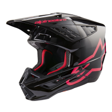 Alpinestars S-M5 Corp motokrossz bukósisak fekete-rózsaszín bukósisak