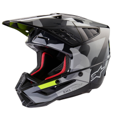 Alpinestars S-M5 Rover 2 motokrossz bukósisak sötétszürke-fluo sárga bukósisak