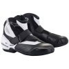 Alpinestars SMX-1 R VENTED, fekete/fehér, perforált bélés, 2025, 44-es méret