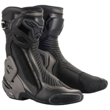 Alpinestars SMX PLUS 2, fekete/sötétszürke, 2025, 44-es méret motoros csizma