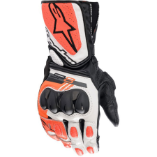 Alpinestars SP-8 motoros kesztyű fehér-fluo piros-fekete motoros kesztyű