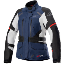 Alpinestars Stella Andes Drystar női motoros kabát sötétkék-fekete-világosszürke-piros motoros kabát